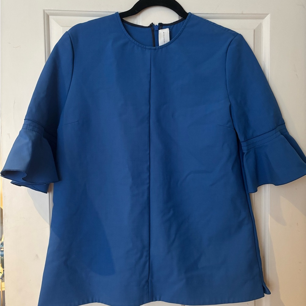 Victoria Beckham blue top